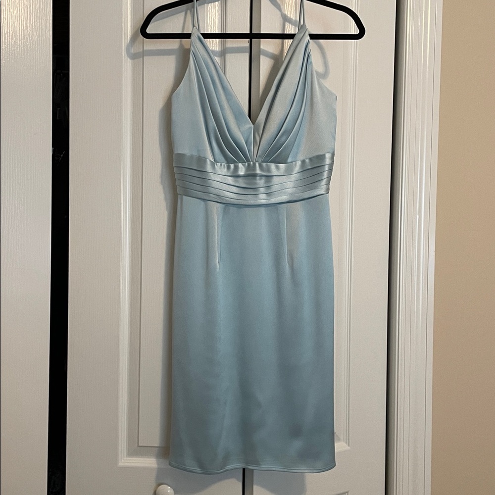 Elegant Blue Midi Dress